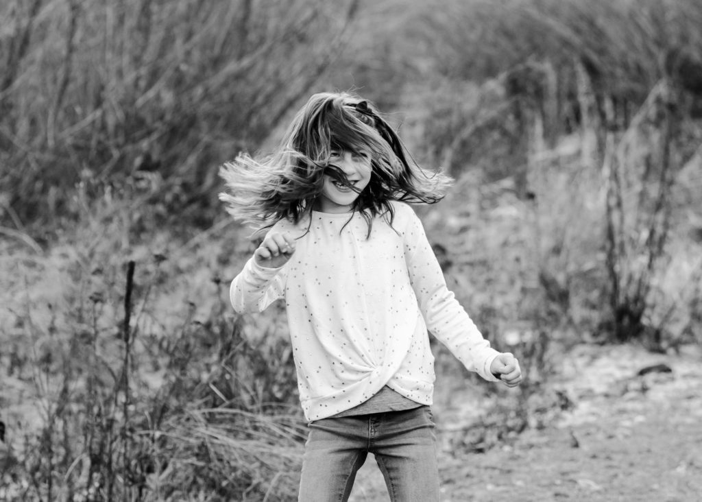 Child Portrait black and white Spokane Photographer
