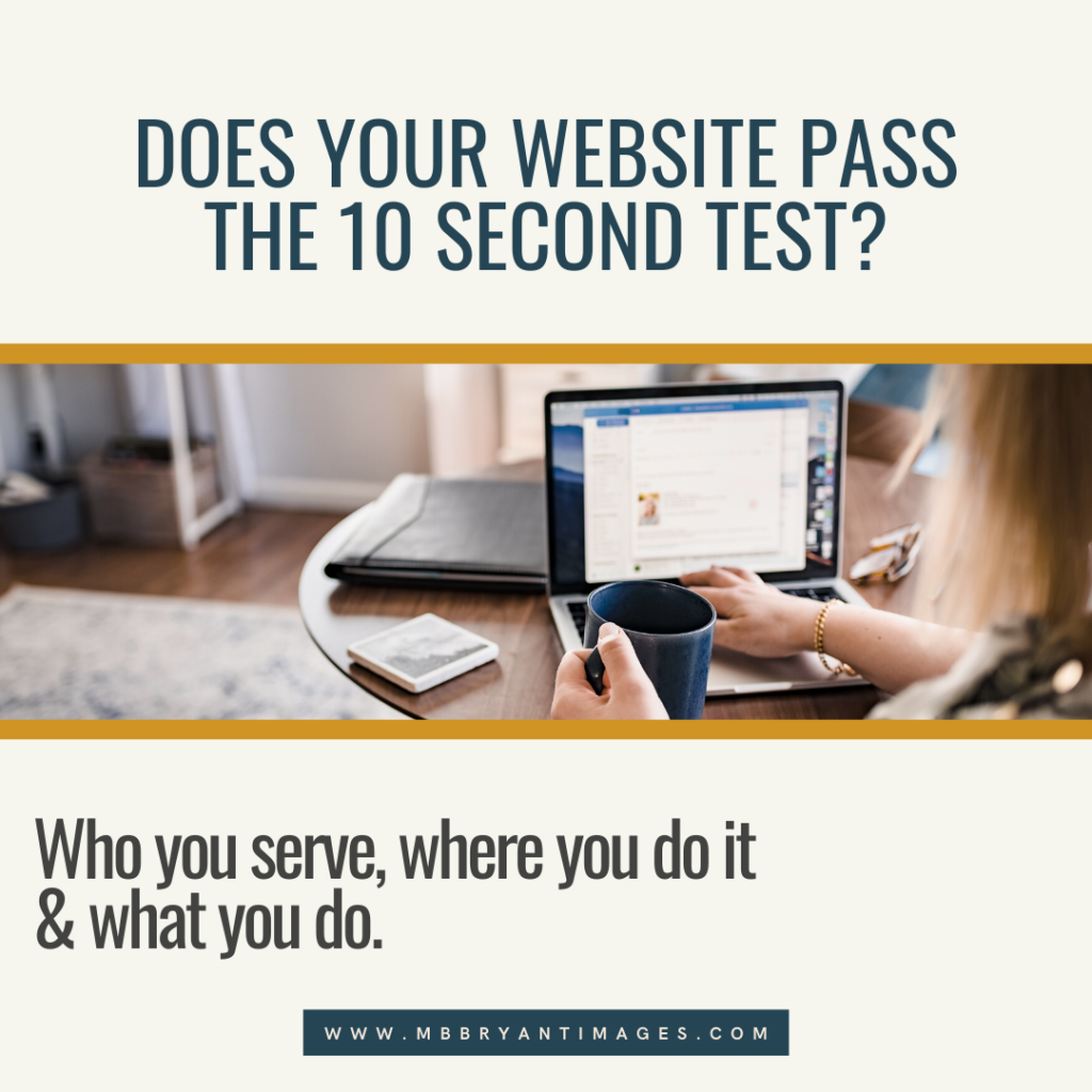 10 second test for websites