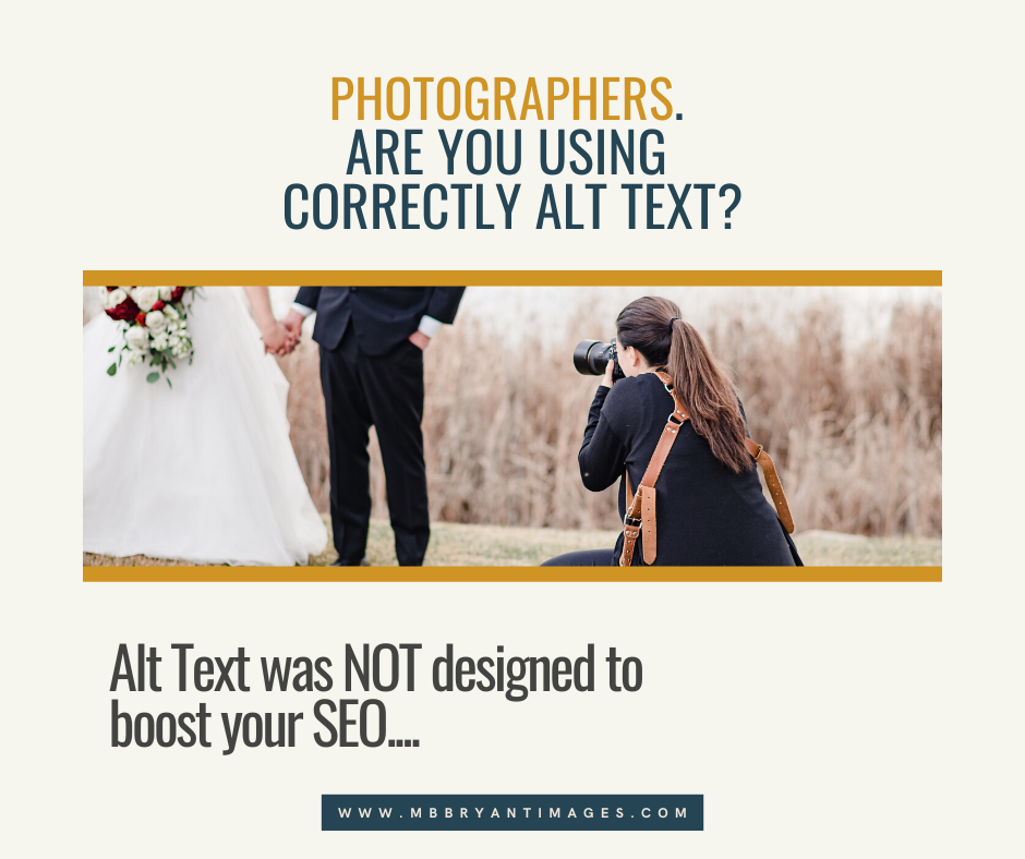 Photographer Alt Text instructions graphic