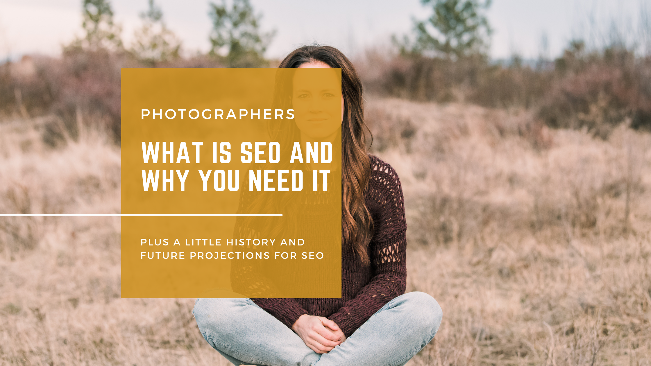SEO for photographers what it is and why you need it blog banner